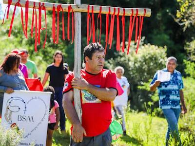 4ª Romaria Ecumênica de Agroecologia reuniu agricultoras e agricultores, quilombolas, assentados e movimentos sociais | Foto: Rafa Dotti