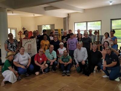 Membros da comissão ampliada realizaram último encontro preparatório para a 48ª Romaria da Terra | Foto: Marcos Antônio Corbari