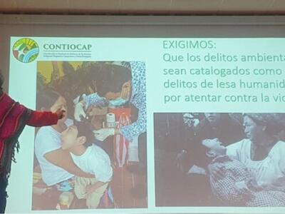 Ruth Alípaz advierte: “en Bolivia ya tenemos indicios del síndrome de Minamata en poblaciones indígenas contaminadas por mercurio”