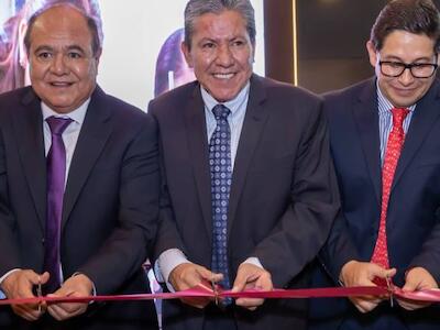 El gobernador David Monreal durante el inicio de la Reunión Internacional de Minería 2026 en Zacatecas.