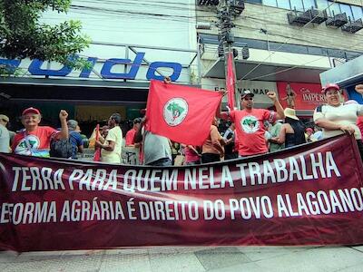 Militantes do MST ocupam sede do Incra em Maceió, nas Alagoas | Crédito: Lucas Gabriel