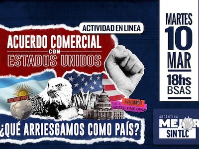 Seminario virtual – Acuerdo comercial con Estados Unidos: ¿qué arriesgamos como país?