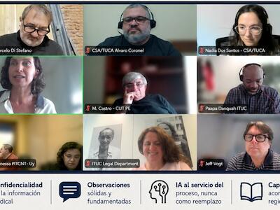 Sindicatos de las Américas fortalecen estrategia frente al nuevo sistema de memorias de la OIT