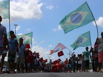 Marcha Estadual integra a Jornada Nacional de Lutas em Defesa da Reforma Agrária | Crédito: MST Bahia