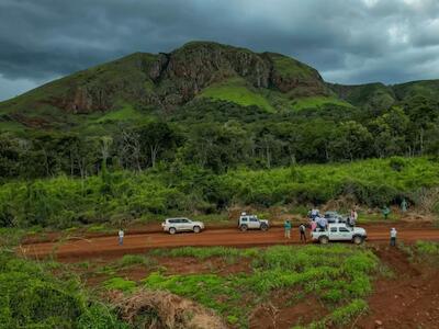 el cerro Manomó, en la región de Santa Cruz, es una de las áreas donde se realizan trabajos de prospección de tierras raras y minerales tecnológicos. Foto: cortesía Gobernación de Santa Cruz