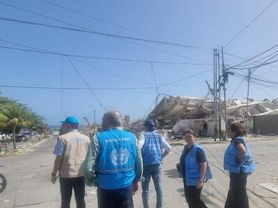 Crédito de la foto: Luis García El Sistema de las ONU está presente en La Guaira, la región más afectada por los devastadores terremotos gemelos que azotaron Venezuela.
