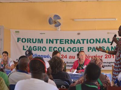 - Foro Internacional de agroecología Nyéléni (2015) Mali, África. Fotografía de Martín Drago.