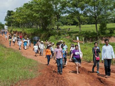 - Marcha de reclamo por la matanza de Curuguaty - Paraguay. Fotografía BASE-IS