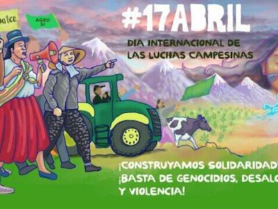 En el Día Internacional de las Luchas Campesinas: ¡Construyamos Solidaridad! ¡Basta de Genocidios, Desalojos y Violencia!