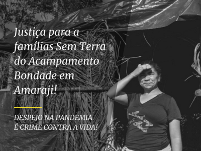 Justiça para a famílias Sem Terra do Acampamento Bondade em Amaraji!