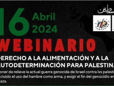 Webinar: Derecho a la alimentación y la autodeterminación para Palestina