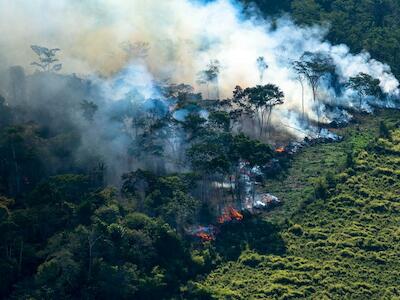 Queimadas na Amazônia. Foto: Daniel Beltra - Greenpeace