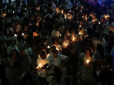 Manifestación nocturna contra la operación Contenção, desarrollada en Rio de Janeiro el 28 de octubre de 2025 y que provocó la mayor masacre conocida en la historia de Brasil. Créditos: Valter Campanato/Agência Brasil