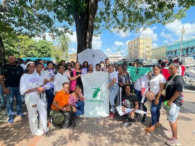 CLOC-Vía Campesina República Dominicana participa en la marcha en marco del 8 de marzo, «Persistir, Resistir, Transformar: por los derechos de las...