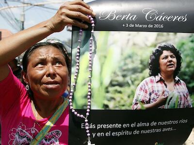 Corte de Honduras ratifica sentencia de autor del asesinato de Berta Cáceres