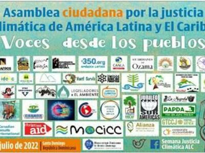 Declaración de asamblea ciudadana por la justicia climática de América Latina y el Caribe, 18 al 22 de julio, 2022