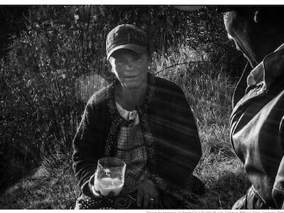 Pareja de pastores en Santa Cruz Pueblo Nuevo, Edomex, México. Foto: Jerónimo Palomares