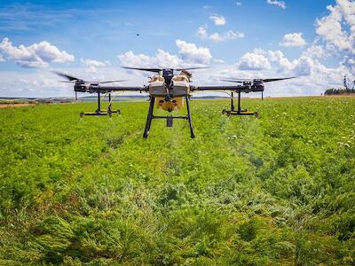 Avanço do uso de drones no campo gerou também aumento de denúncias por contaminação de agrotóxicos no Maranhão (Foto: Wenderson Araujo/Trilux)