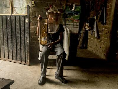 “Niño mielero”, Sierra de Puebla-Hidalgo, México. Foto: Dani Gar.