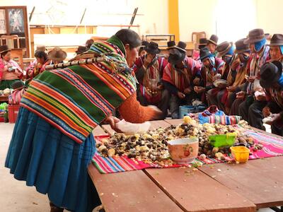 El Apthapi, una práctica de hermandad entre los Aymaras 