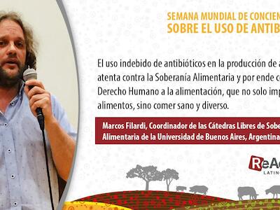 Entrevista a Marcos Filardi: Soberanía alimentaria, derecho a la salud y resistencia bacteriana