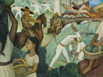 Caña de azúcar - Pintura de Pedro Rivera, Museo de Filadelfia