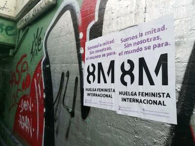 Carteles de la huelga feminista internacional #8M 2018