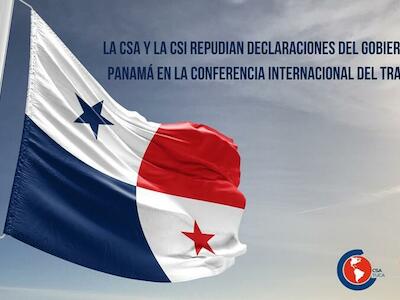 La CSA y la CSI repudian declaraciones del Gobierno de Panamá en la Conferencia Internacional del Trabajo