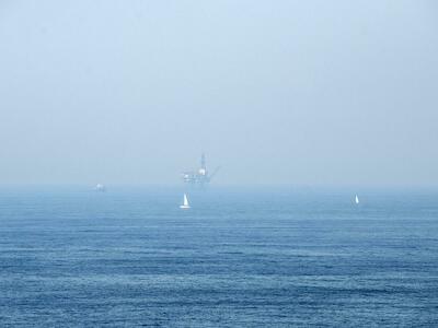 Álvaro Minguito. El yacimiento de la Gaviota es una antigua plataforma marina, en Bizkaia, para la extracción de gas, que actualmente se utiliza como almacén subterráneo de gas.