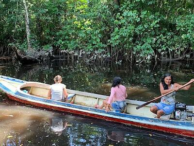 Comunidade quilombola localizada em Ananindeua, o segundo município mais populoso do Pará: direito ao território e à vida em xeque (Foto: Catarina Barbosa | Brasil de Fato)