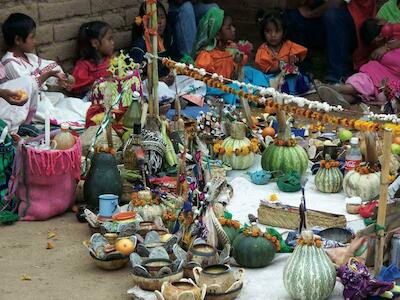 Ceremonia wixáritari, en Jalisco, México para celebrar el maíz. Foto: Prometeo Lucero