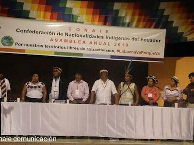 Indígenas anunciaron paro nacional contra el Extractivismo