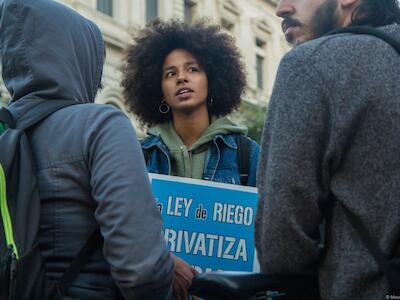 Marcha en defensa del Agua y Vida, Montevideo, 5 Octubre 2018. Foto: Mauro Tomasini