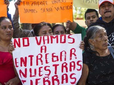 Nos quieren confundir para robarnos nuestras tierras: comuneros de Tilzapote