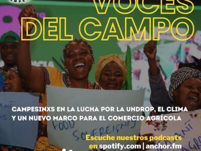 Voces del campo: Campesinxs en la lucha por la UNDROP, el clima y un nuevo marco para el comercio agrícola mundial