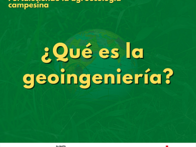 ¿Qué es la geoingeniería?