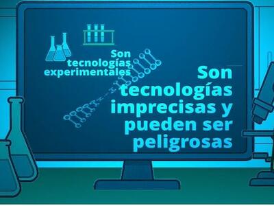 Edición génica y transgénicos, lo mismo pero con más riesgos