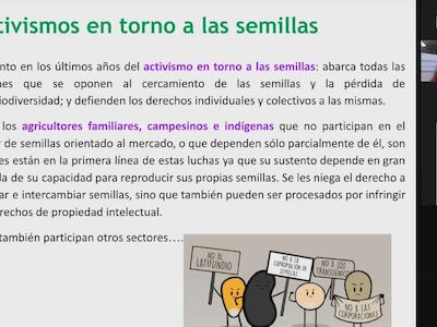 Primer encuentro del Seminario "Soberanía alimentaria, defensa de las semillas y agroecología"