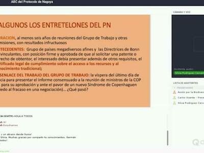 Video - Webinario: ABC del Protocolo de Nagoya