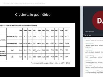 Video - Webinario "Glifosato, transgénicos y un experimento a cielo abierto"