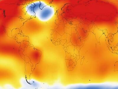 2022, quinto año con la temperatura promedio más elevada desde 1880