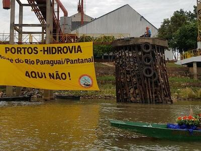 Ação no Porto de Cáceres marca o Dia do Rio