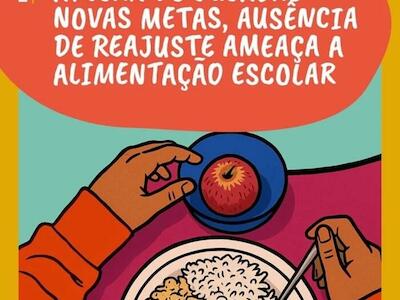 Alimentação escolar é um direito – Reajusta PNAE! O plano alimenta 40 milhões de estudantes por dia