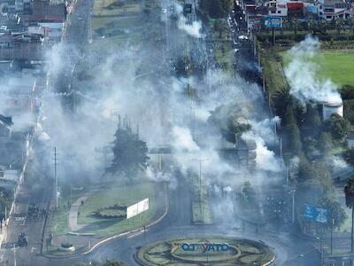 Así fue la represión de policías y militares a manifestantes en Imbabura; gremios convocan a nuevas movilizaciones este 15 de octubre