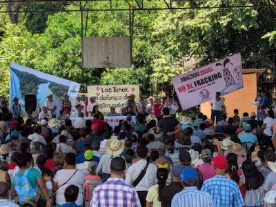 Autoridades tének y náhuatl de la Huasteca acuerdan rechazar fracking en la región