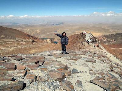 La región montañosa de Chacaltaya en Bolivia fue en tiempos una estación de esquí, pero los glacieres se fundieron hace décadas. Foto: World Bank/Stephan Bachenheimer 