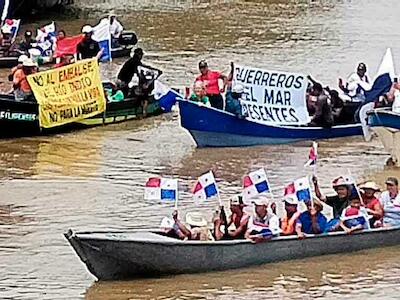 Campesinos rechazan embalse para Canal de Panamá