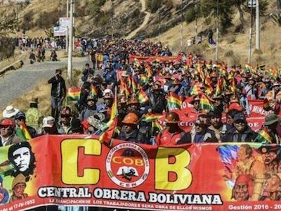 Campesinos y obreros rechazan alzas en servicios básicos