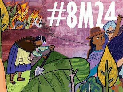 Chile: ANAMURI celebrará el evento #8M24 con mujeres indígenas y campesinas reconstruyendo, tras los devastadores incendios.