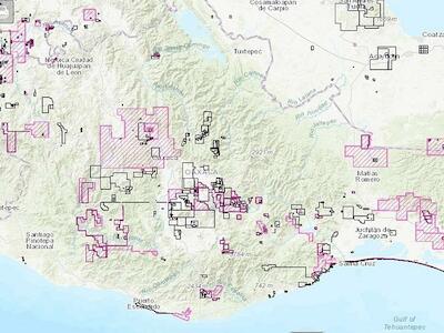 Concesiones mineras entregadas en Oaxaca durante gobierno de AMLO